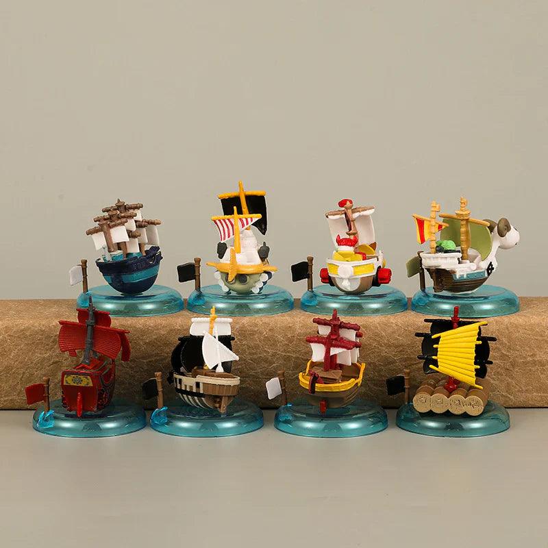 One Piece 8pcs Ships Set Action Figure