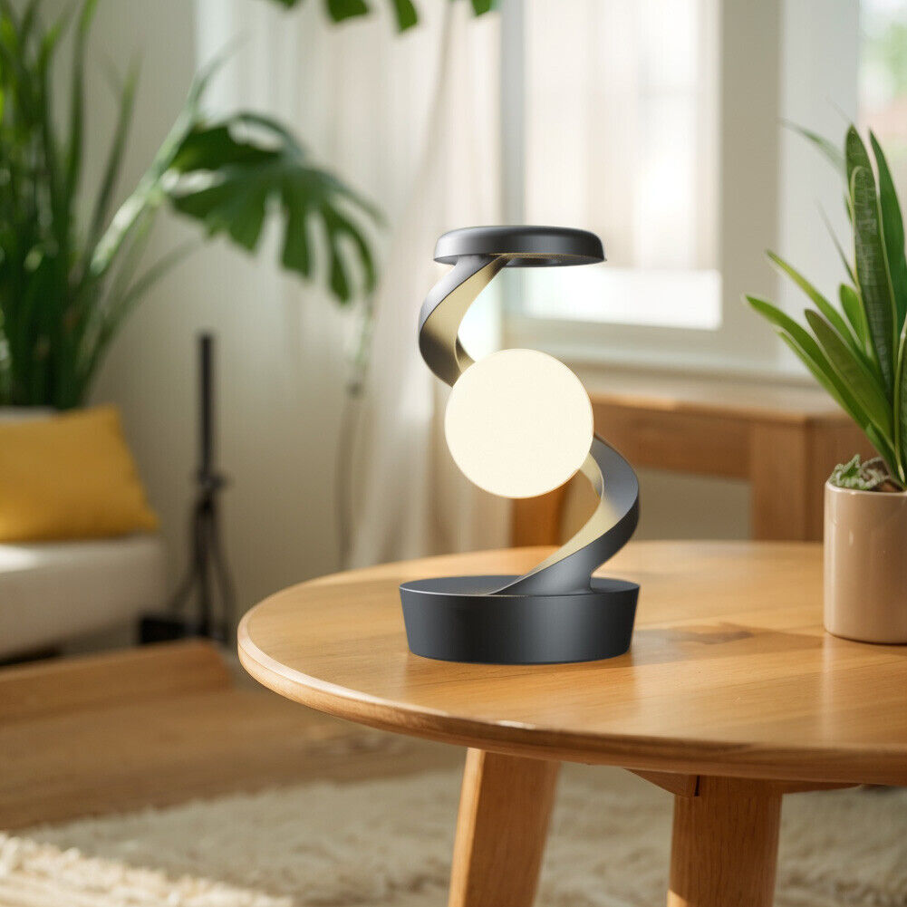 Rotating Wireless RGB Floating Moon Lamp - Kalesh Monk