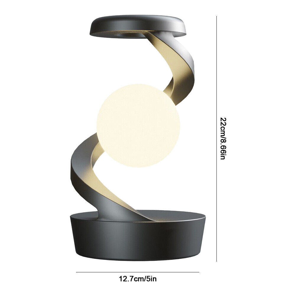 Rotating Wireless RGB Floating Moon Lamp - Kalesh Monk