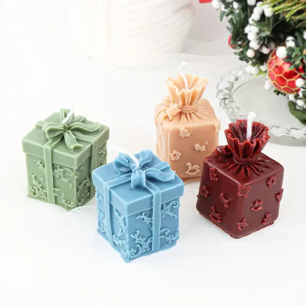 Christmas Gift Box Candle -Pack of 6