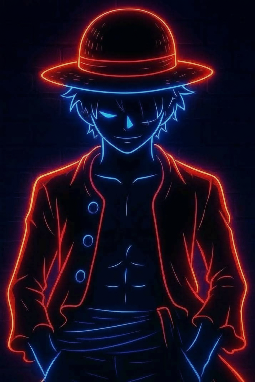 ONE PIECE NEON LED WALL FRAME