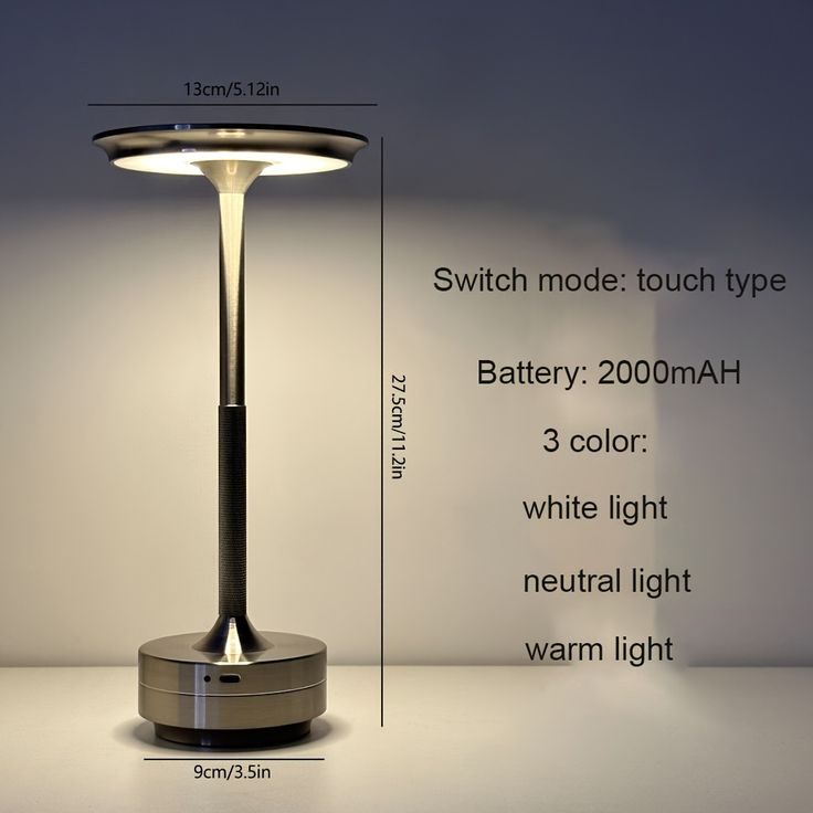 Rechargeable LED table lamp - Kalesh Monk
