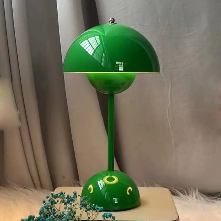 Rechargeable LED Table Lamp – Dimmable, Cordless Touch Lamp for Bedside, Desk & Home Decor | Brushed Metal Finish - Kalesh Monk