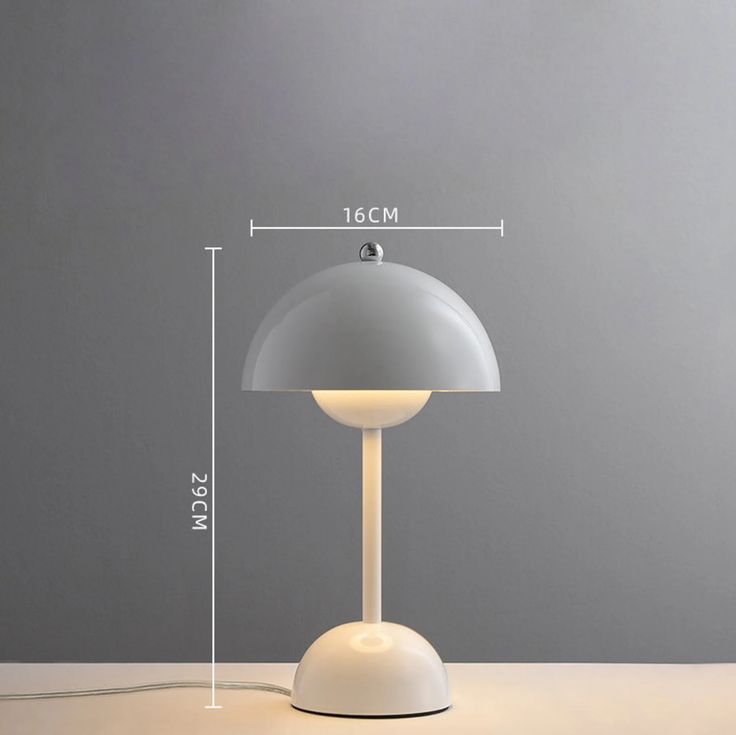 Rechargeable LED Table Lamp – Dimmable, Cordless Touch Lamp for Bedside, Desk & Home Decor | Brushed Metal Finish - Kalesh Monk