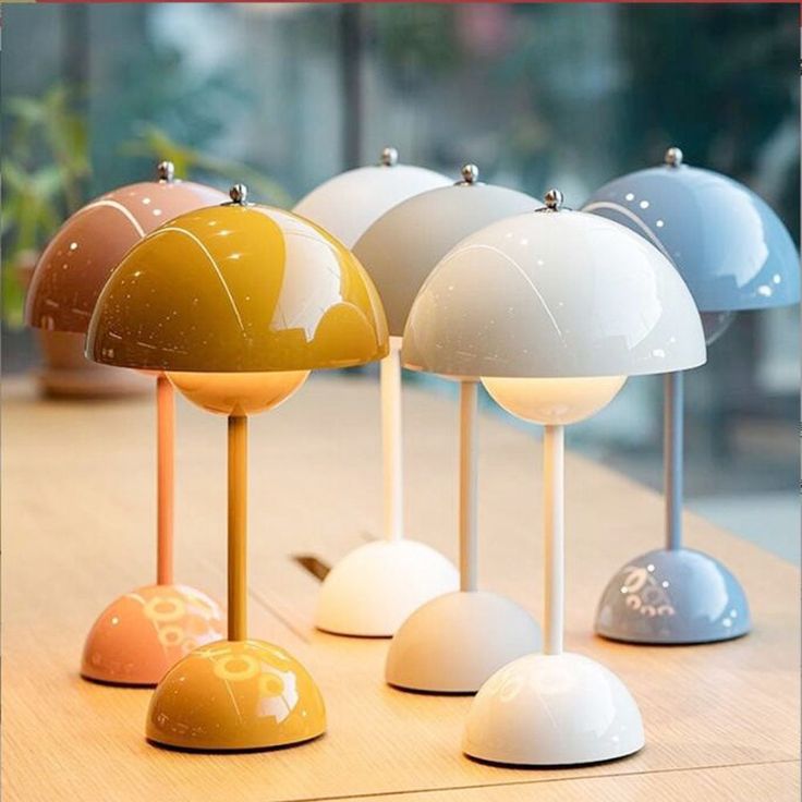 Rechargeable LED Table Lamp – Dimmable, Cordless Touch Lamp for Bedside, Desk & Home Decor | Brushed Metal Finish - Kalesh Monk