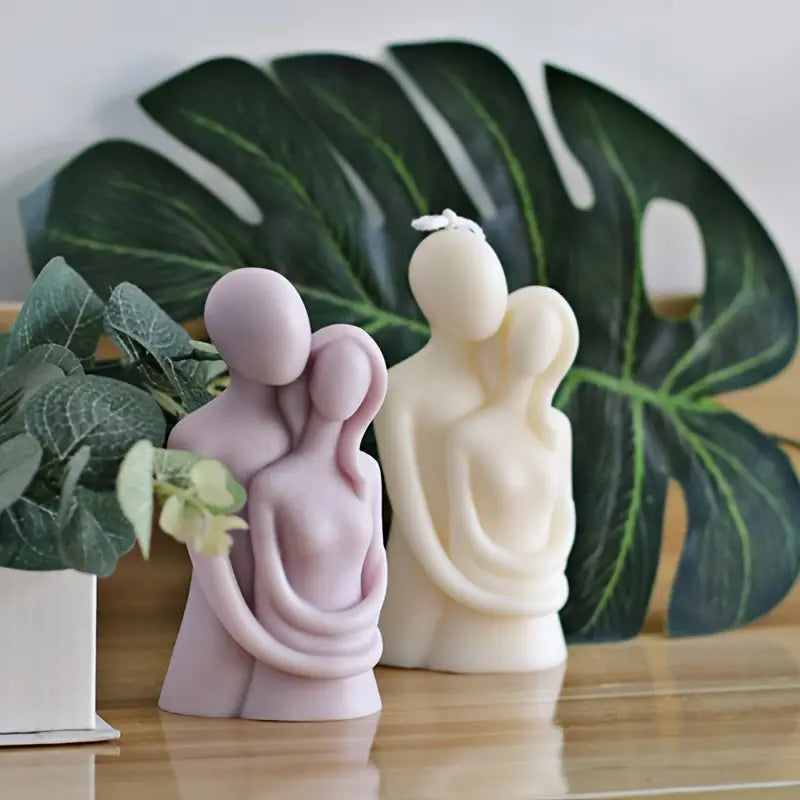 Hugging Couple Candle ( PACK OF 2 ) - Kalesh Monk