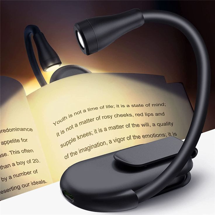 Reading Light Book Lamp for Bed, Book Reading Lover Gifts for Women Men, Clip on LED Book Light Rechargeable USB Portable 3 Color Temperatures Stepless Dimming Light . - Kalesh Monk