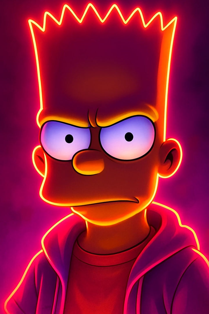 SIMPSON LED WALL ART