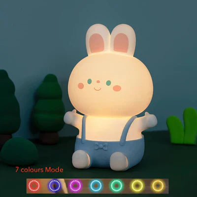Rabbit Night Light Lamp for Kids Bedroom, Birthday Gifts, Home Decor, Return gifts - Kalesh Monk