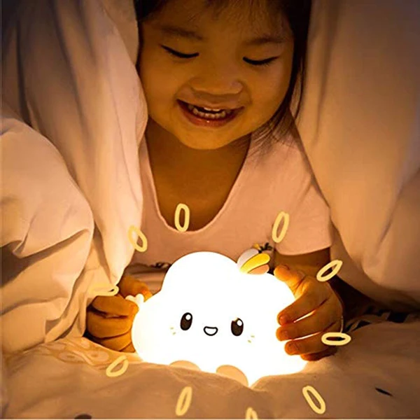 Creative Cloud Night Light Cartoon Soft Lamp Children Bedroom Bedside Night Light Cute Child Graduation Gifts Home Decoration - Kalesh Monk