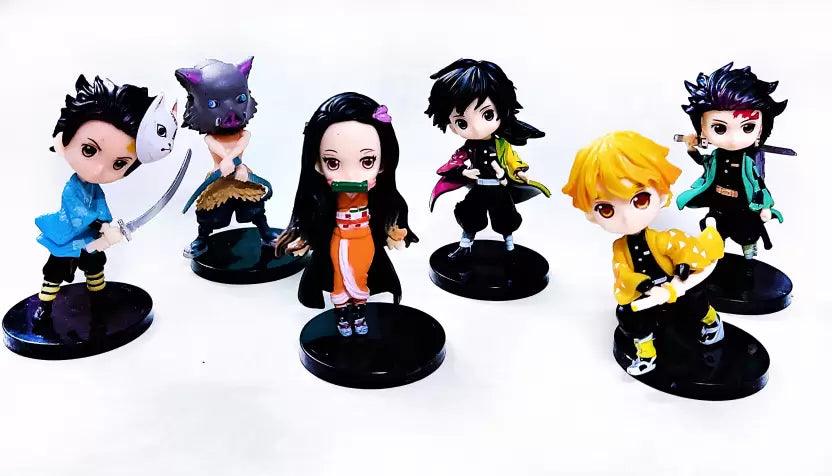 Demon Slayer 6pcs Set 6cm Action Figure