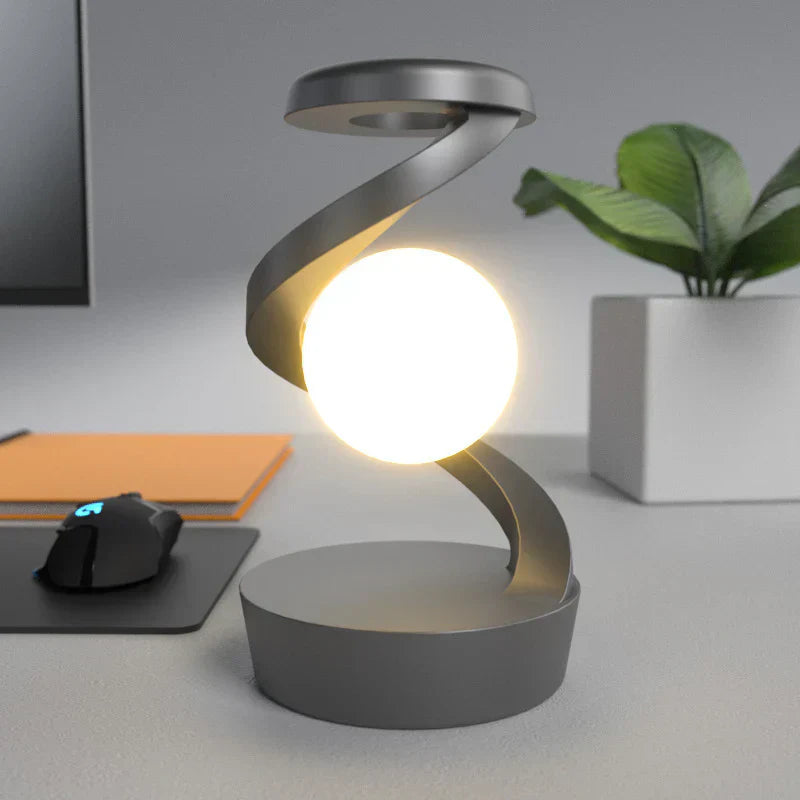 Rotating Wireless RGB Floating Moon Lamp - Kalesh Monk