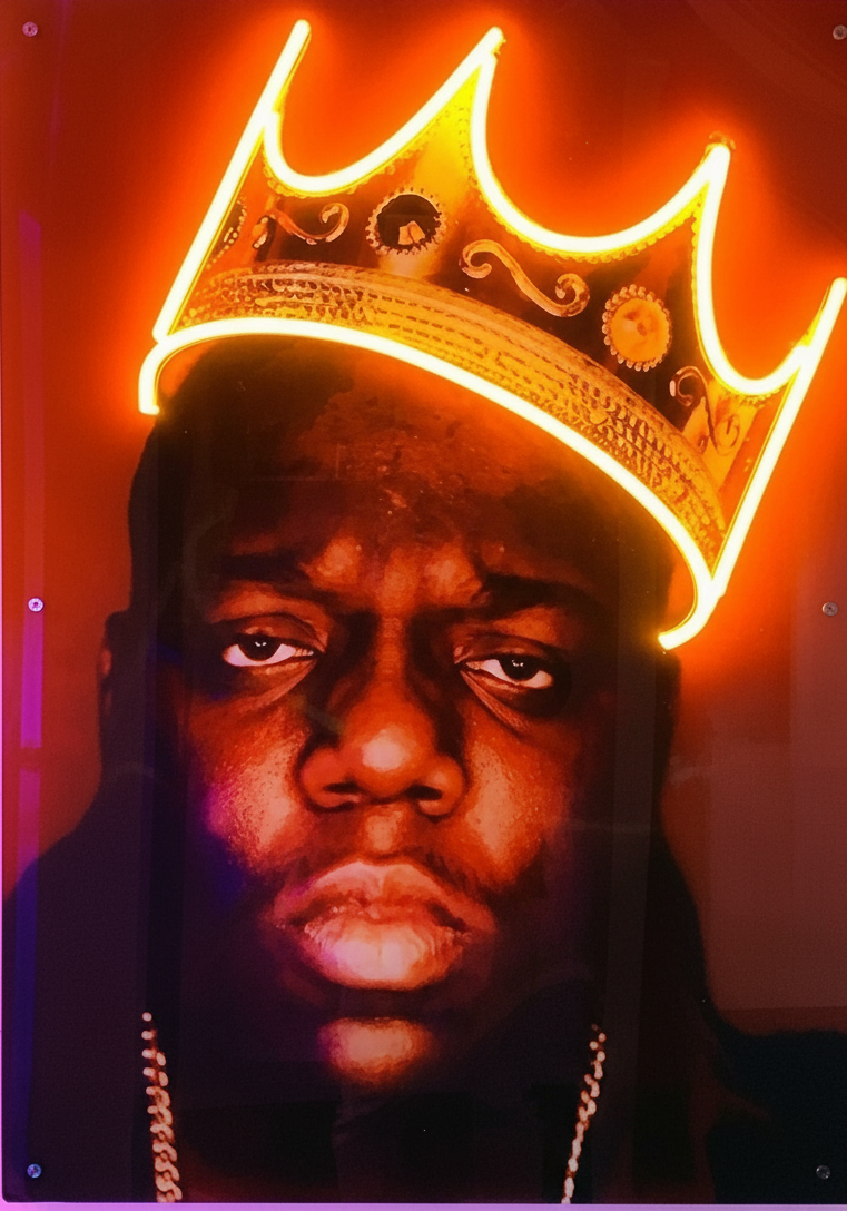 BIGGIE NEON LED WALL ART