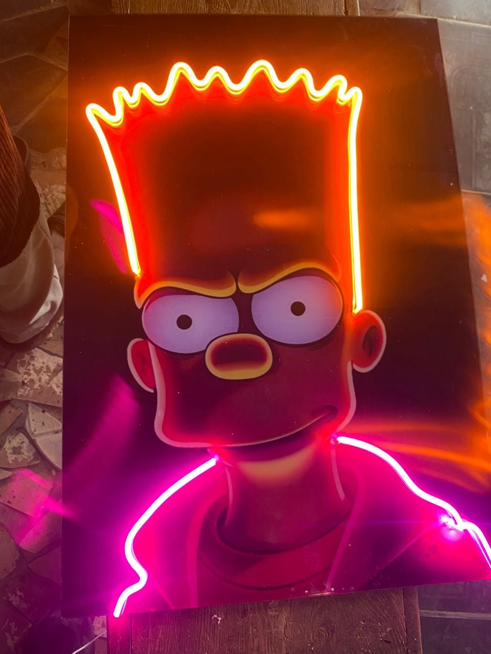 SIMPSON LED WALL ART