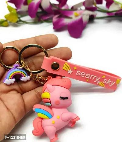 Unicorn 4 Design Set 3D Keychain (12 Pieces in Packet)