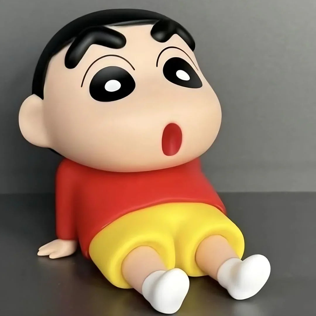 Sleepy ShinChan Mobile Holder | Sitting Figure Mobile Stand Set of 2