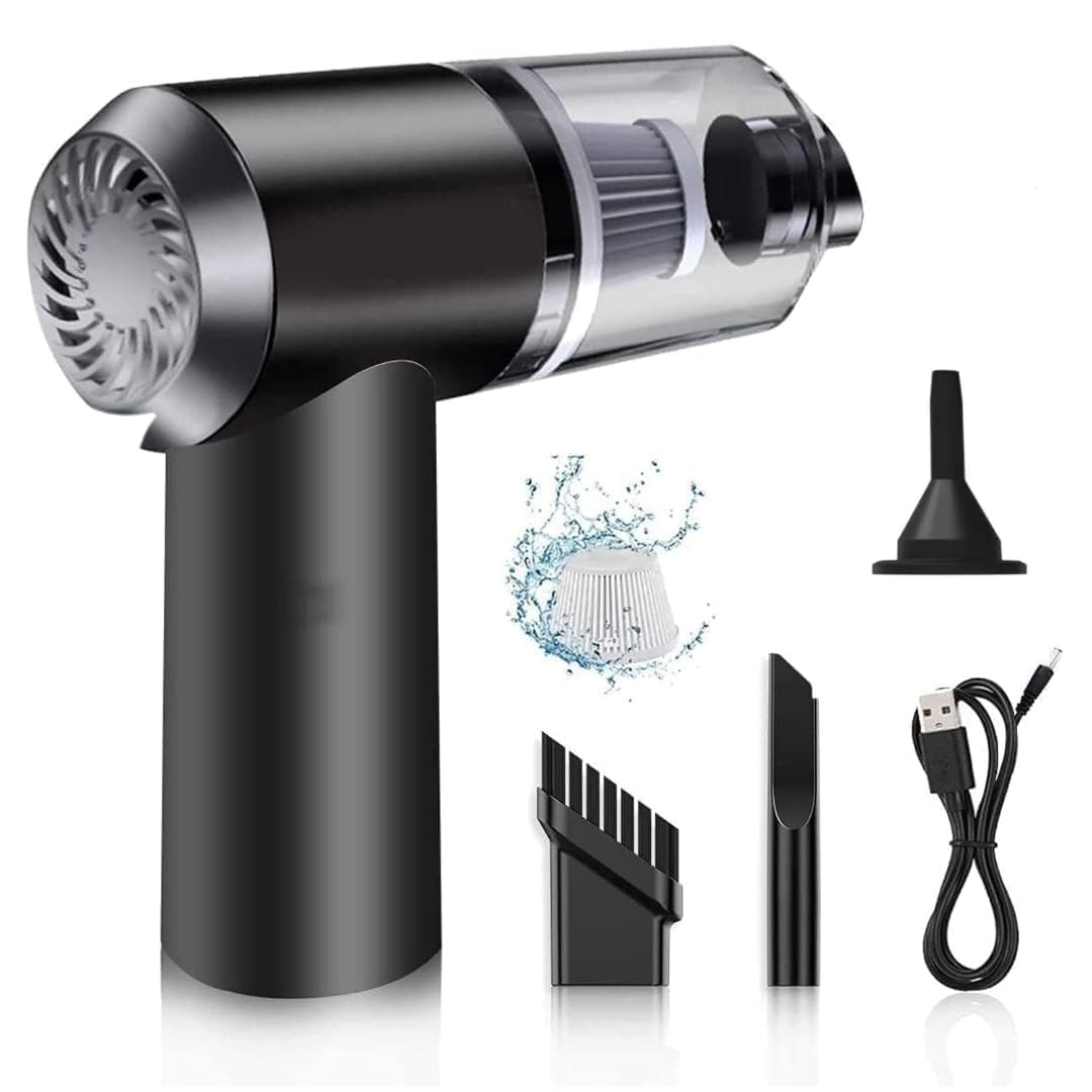 3-in-1 Portable Vacuum Cleaner with Blower | Wireless Handheld Cleaner for Car & Camping Use