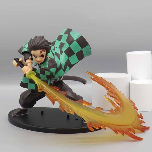 Tanjiro Kamado Fire Sword Action Figure 16cm