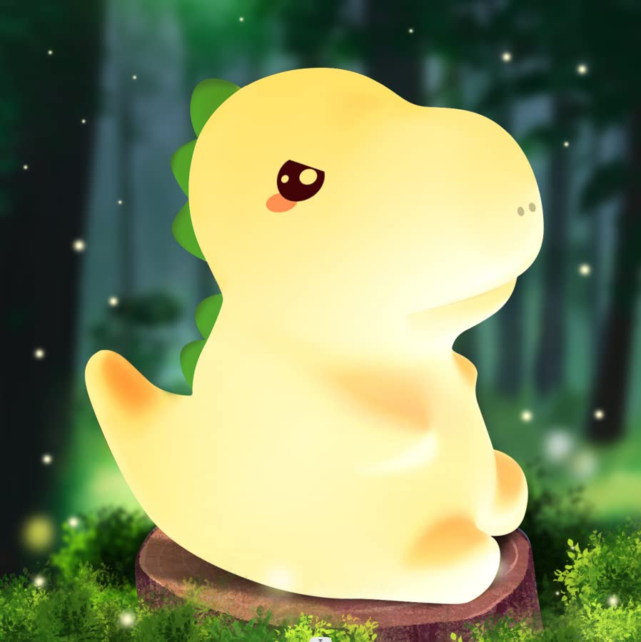 Dinosaur Night Light for Kids, 16 Color Changing Kids Night Light - Kalesh Monk