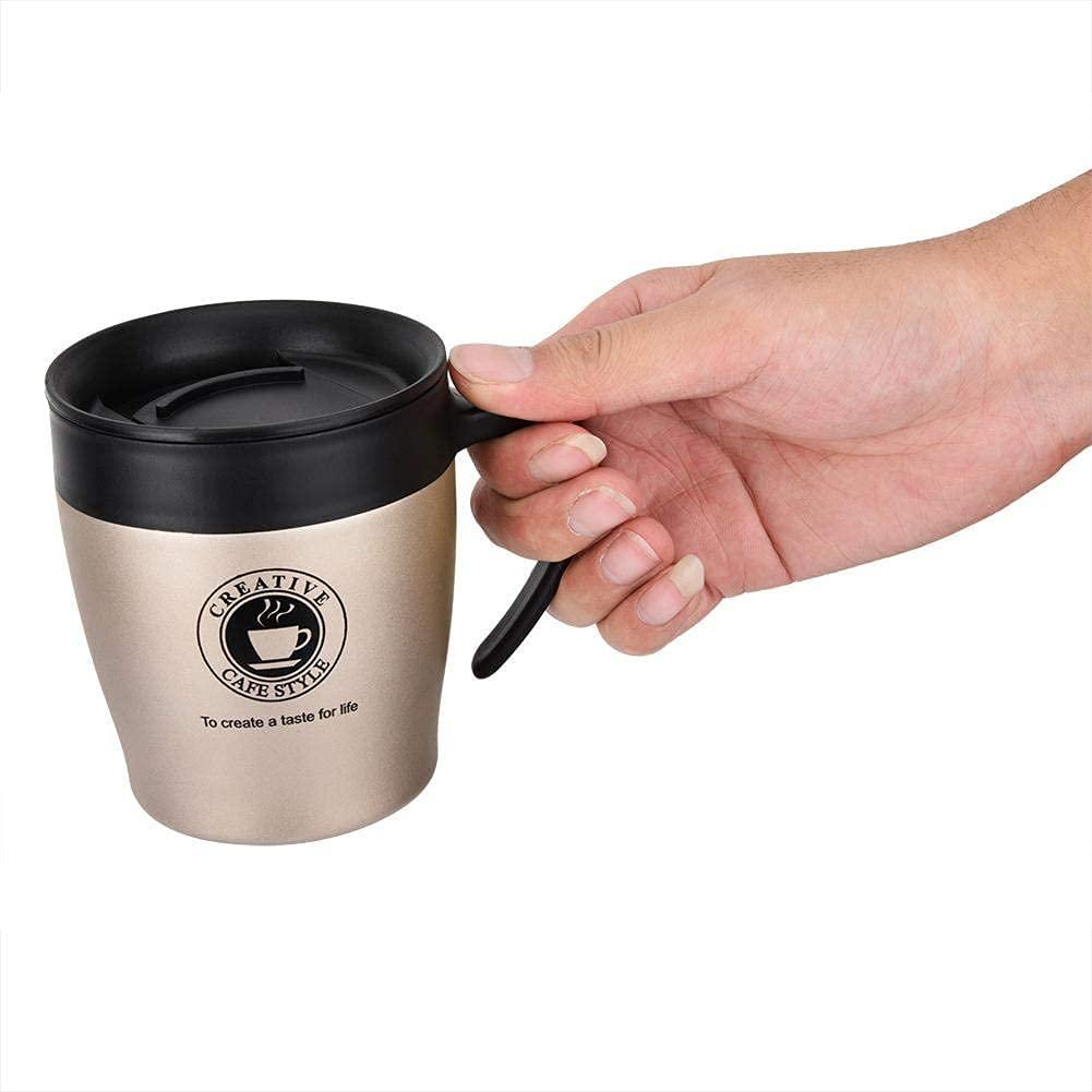 Double Walled Vacuum Stainless Steel Coffee Mug 330ml