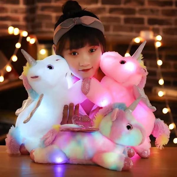 Magical Unicorn LED Light Plush Toy Pillow - Kalesh Monk