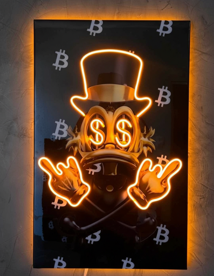 DONALD DUCK NEON LED WALL ART