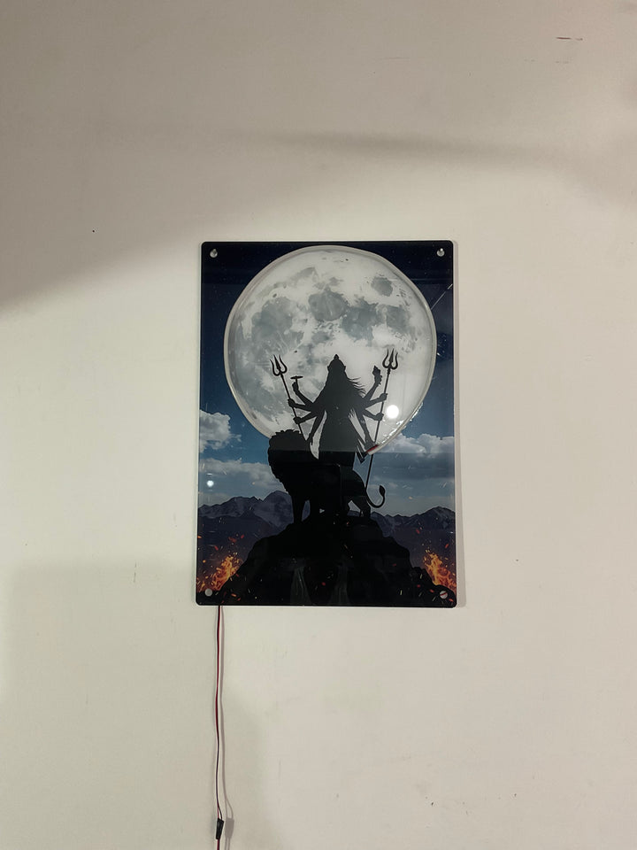 MAA DURGA LED PHOTO FRAME[ACRYLIC]