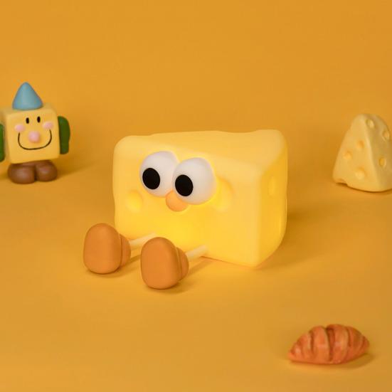 Cheese Silicone LED Night Light For Kids - Kalesh Monk