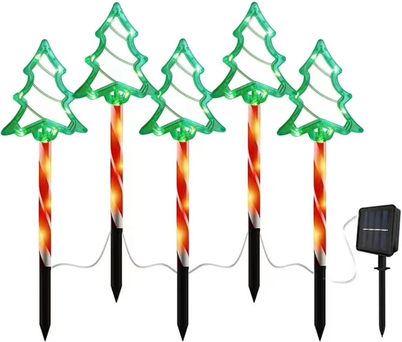 Solar Christmas Tree Garden Light