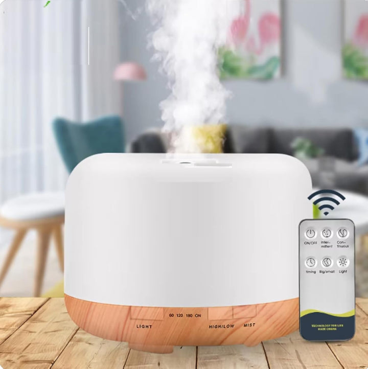 Essential Oil Diffuser for Home | Remote Operated 4 in 1 Ultrasonic Aromatherapy Oil Humidifier Vaporizer