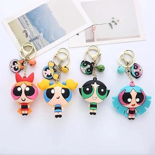 Powerpuff Girls 3D Keychain (12 Pieces in Packet)