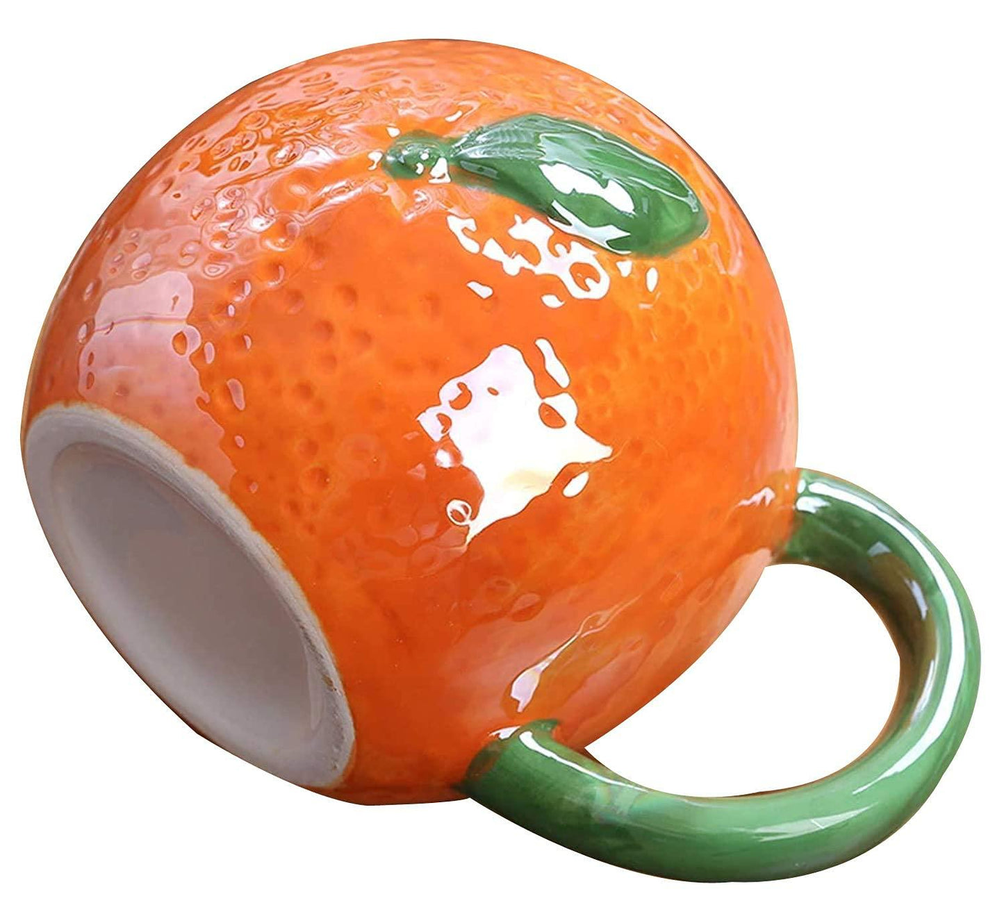 Orange Shape Ceramic Mug for Tea, Milk, Coffee Cup for Fruit Lovers