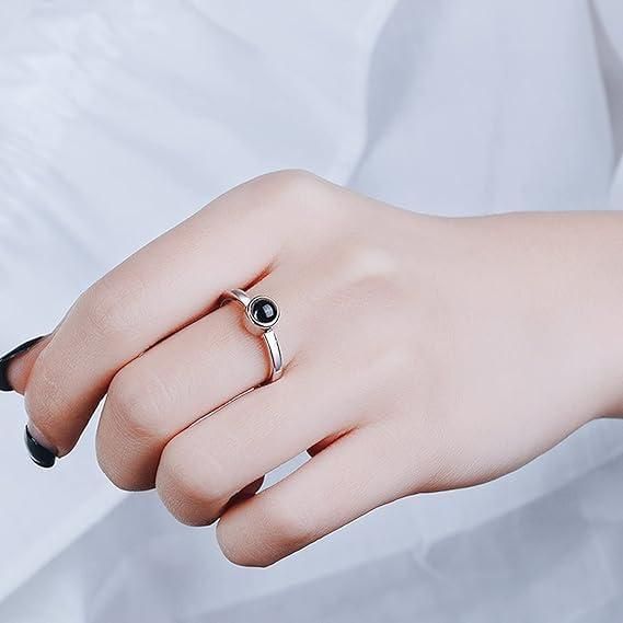 I Love You In 100 Languages Adjustable Ring (Assorted Color) - Kalesh Monk