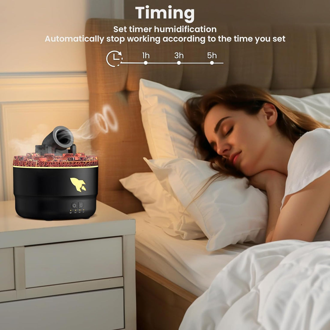 Plastic Cannon Blast Aroma Humidifier Diffuser For Home, Office | Ultrasonic Barbette Diffuser