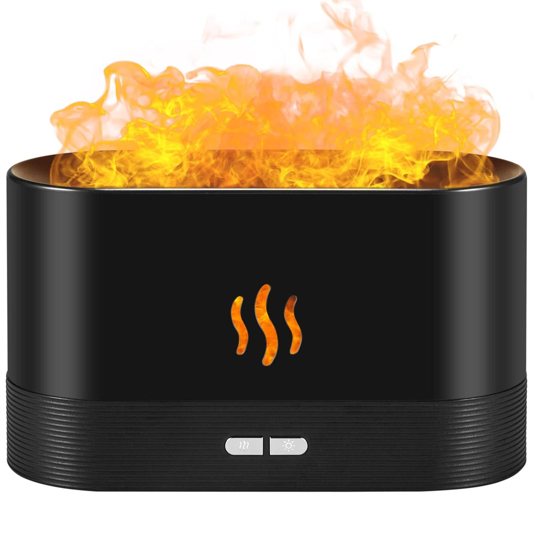 Flame Humidifier Fire Diffuser, Portable Noiseless Mist Air Aromatherapy Diffuser