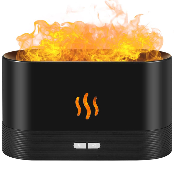 Flame Humidifier Fire Diffuser, Portable Noiseless Mist Air Aromatherapy Diffuser