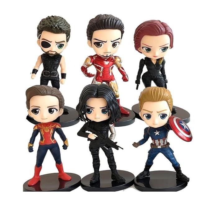 Avengers 6pcs Set Action Figure 10cm