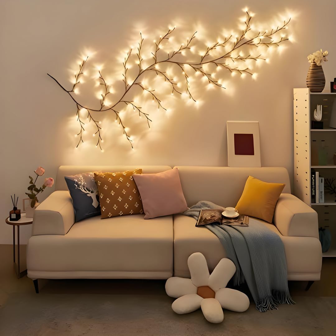 Enchanted Willow Vine Lights Led Tree Branch Light for Decoration Lighting Decor in Home - Kalesh Monk