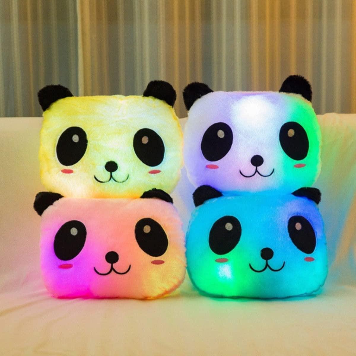 Panda Night Light Plush Pillow Creative Toy