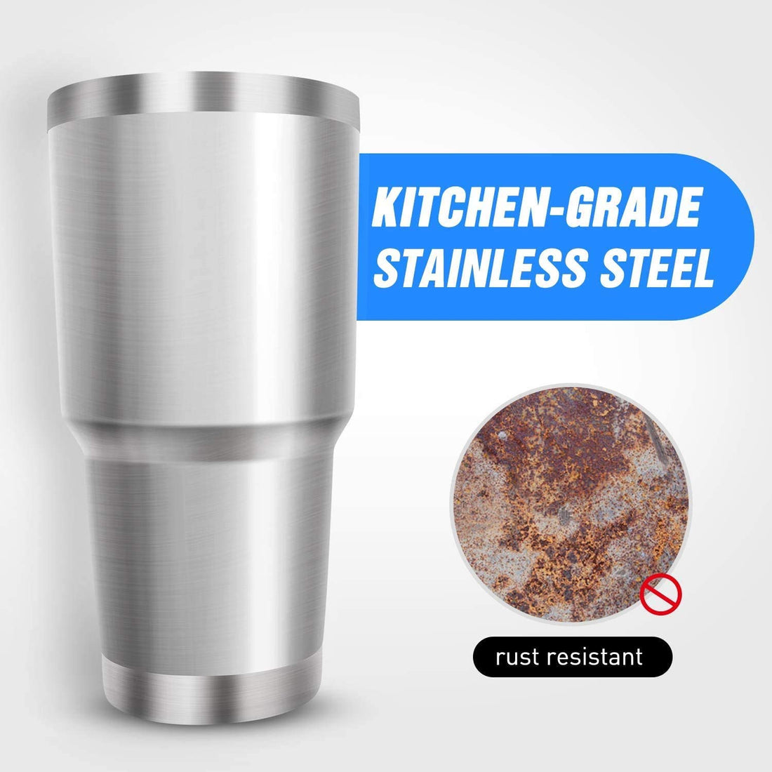 Stainless Steel Tumbler, Insulated Coffee Tumbler Cup with Lid Mug Double Wall Water Travel Coffee Cup for Home, Office, 880 ML (Yellow Red) - Kalesh Monk