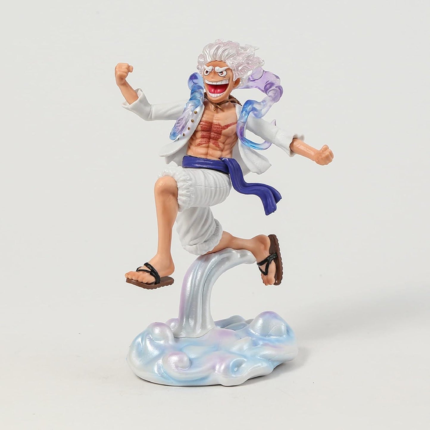 Luffy Gear 5 Jumping Action Figure 19cm