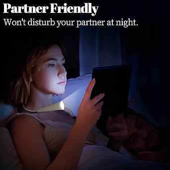 Book Light for Reading, Rechargeable With 3 Colors Stepless Dimming Memory Function for Reading and Night light - Kalesh Monk