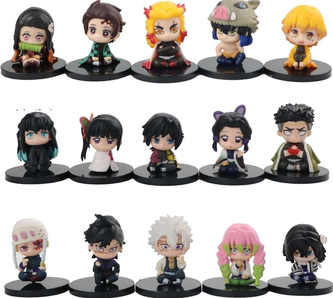 Demon Slayer 15pcs Set 6-7cm Action Figure