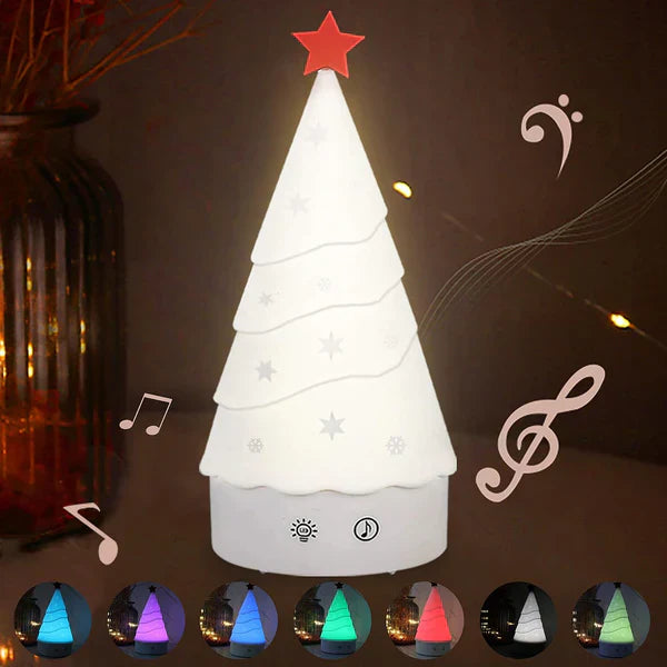 Christmas Tree Touch Sensor Light 7 Color Kawaii Christmas Lamp