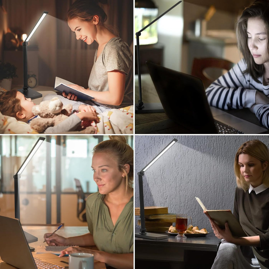 LED Desk Lamps Eye-Caring Desk Lamps Dimmable Table Lamps - Kalesh Monk