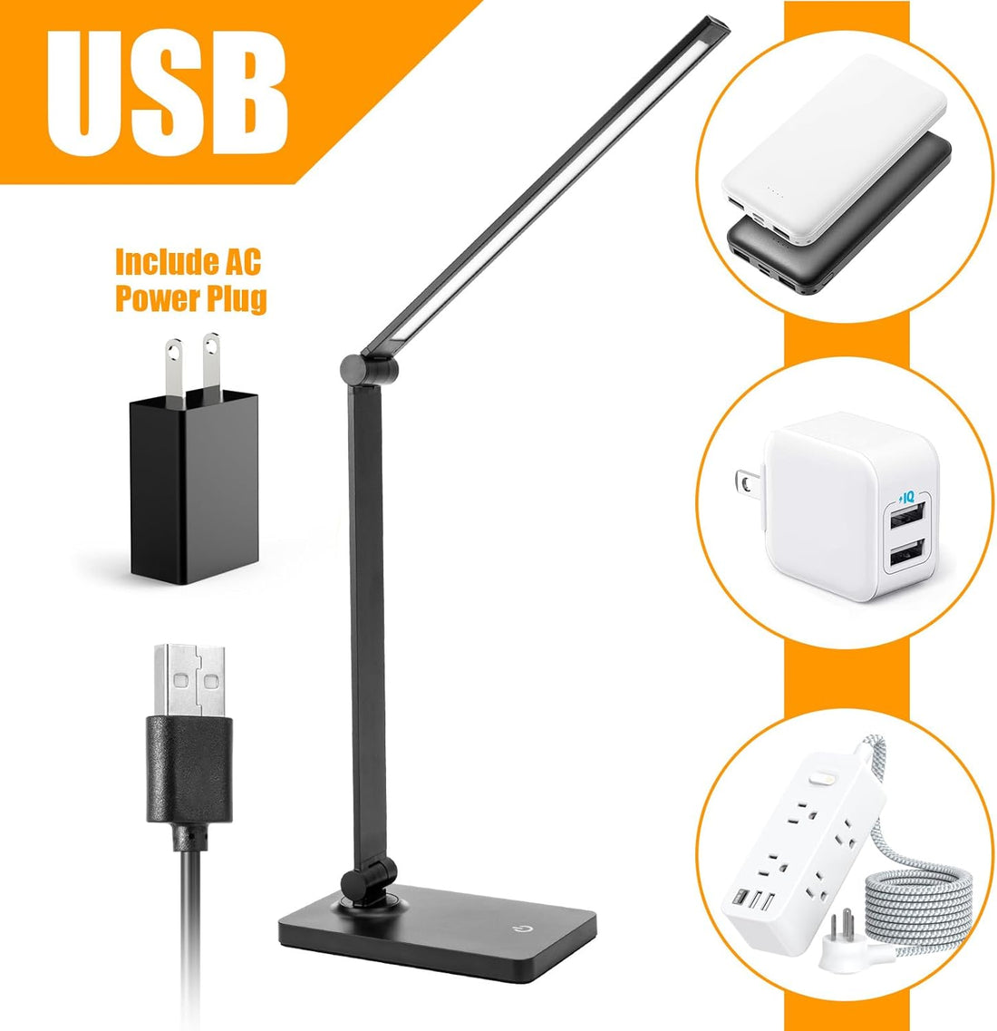 LED Desk Lamps Eye-Caring Desk Lamps Dimmable Table Lamps - Kalesh Monk