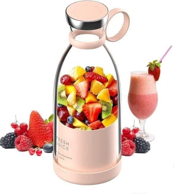 Traveller Portable Blender 2.0 – USB Rechargeable Personal Smoothie & Protein Shake Maker | Mini Juicer for Gym, Travel, Office & Home Use (400ml, BPA-Free) - Kalesh Monk