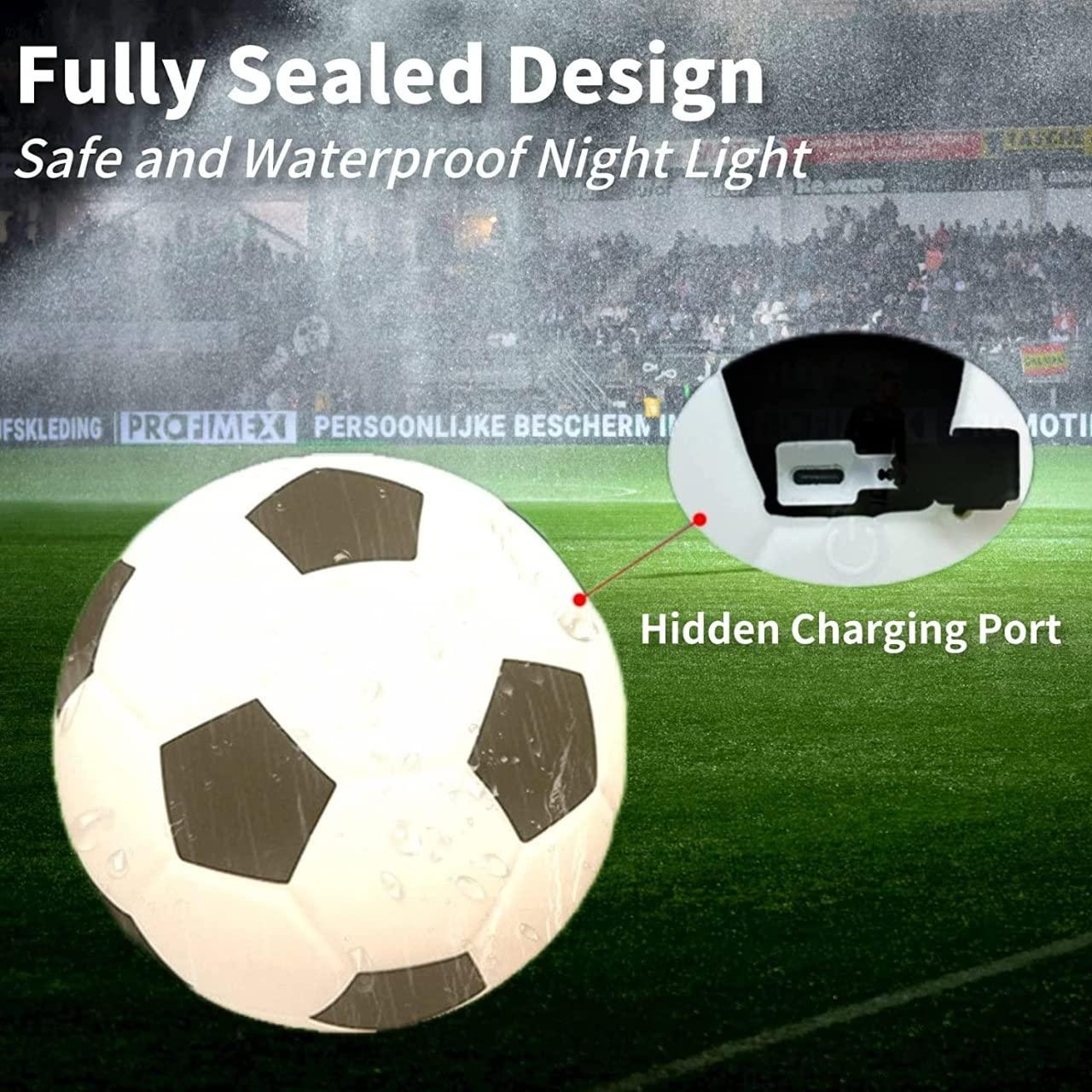 Silicon LED Football Night Lamp USB Rechargeable