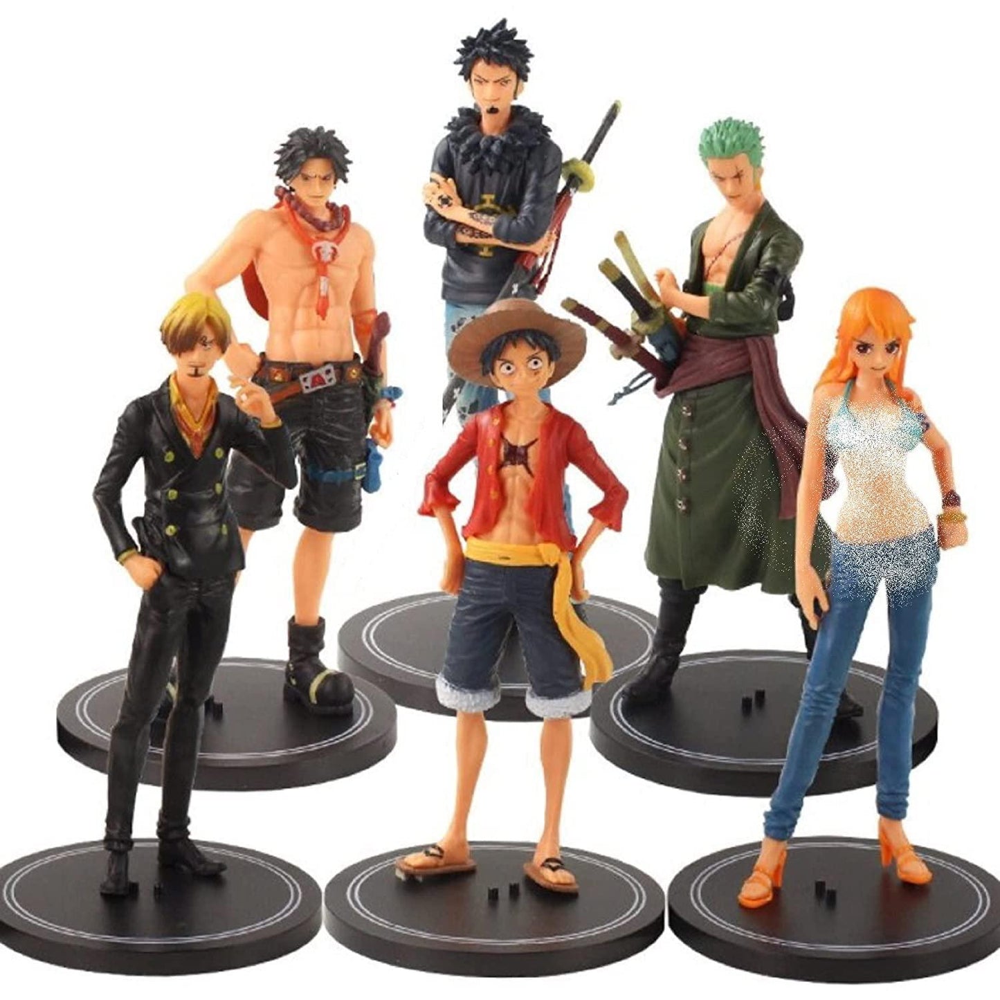 One Piece 6pcs Set 18cm Action Figure