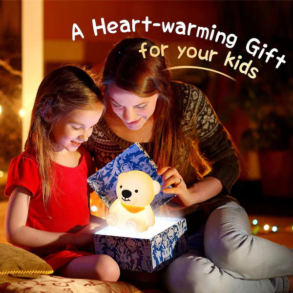 Bear Night Light for Kids,16 Colour Changing Baby Night Light - Kalesh Monk